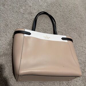 Kate Spade Tan and Black Tote